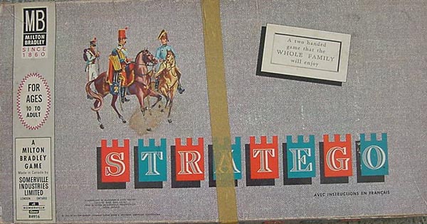 Oude versie van Stratego door Milton Bradley