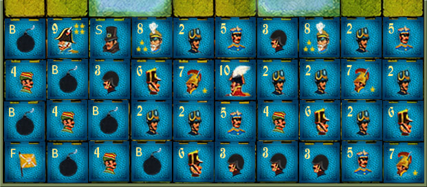 Stratego opstelling van Johnny O'Donnell