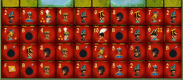 Scout's Gambit opstelling voor Stratego